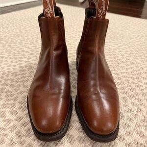 R.M. Williams craftsman boot dark tan yearling leather size 10+G